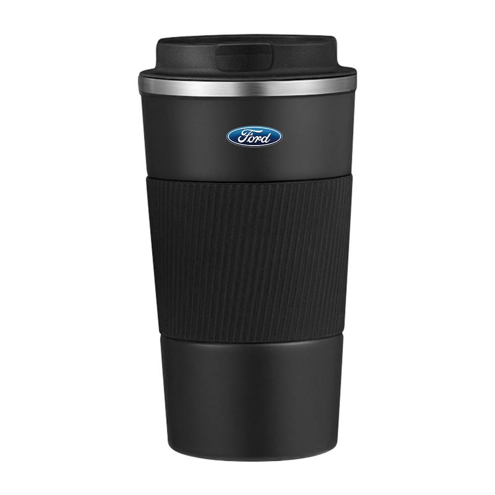 EWTJ7 Car Styling Stainless Steel Coffee Cup Double Layer Vacuum Insulation For Ford Ranger Focus Kuga Mustang Fusion Esco Mondeo mk5