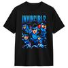 Invincibles Синий Герой Коллаж Футболка Летняя Харадзюку Футболки Мужские Хлопок Круглый Вырез Большой Размер Одежда Короткий Рукав Винтажная Футболка