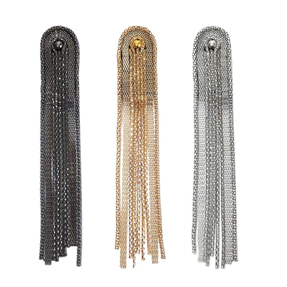 Long Chain Tassel Epaulette Classical Clothing Accessories Delicate Shoulder Brooch Men Women