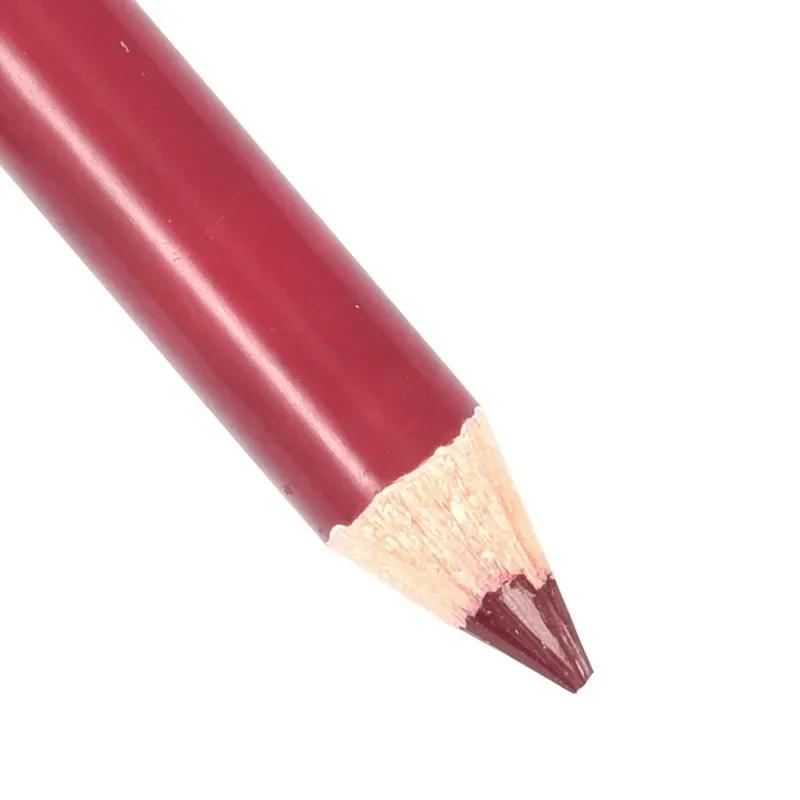 39Color Wood Lip Liner Водостойкий женский очаровательный карандаш для губ Макияж женский стойкий косметический инструмент Мягкий карандаш