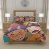 N-Naruto U-Uzumaki N-Naruto Anime Bedding Set with Duvet Cover Lightweight Microfiber Bedroom Gift for Boys Girls Twin Full Queen King Size