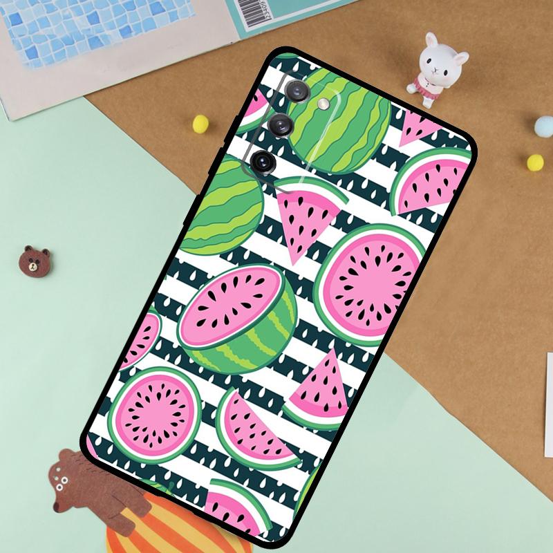 Чехол для телефона с изображением арбуза для iPhone Samsung Galaxy Redmi Xiaomi Oppo OnePlus Note SA 7 8 9 10 11 12 13 14 20 21 22 23 53 54 Pro Max Plus Ultra TPU Soft