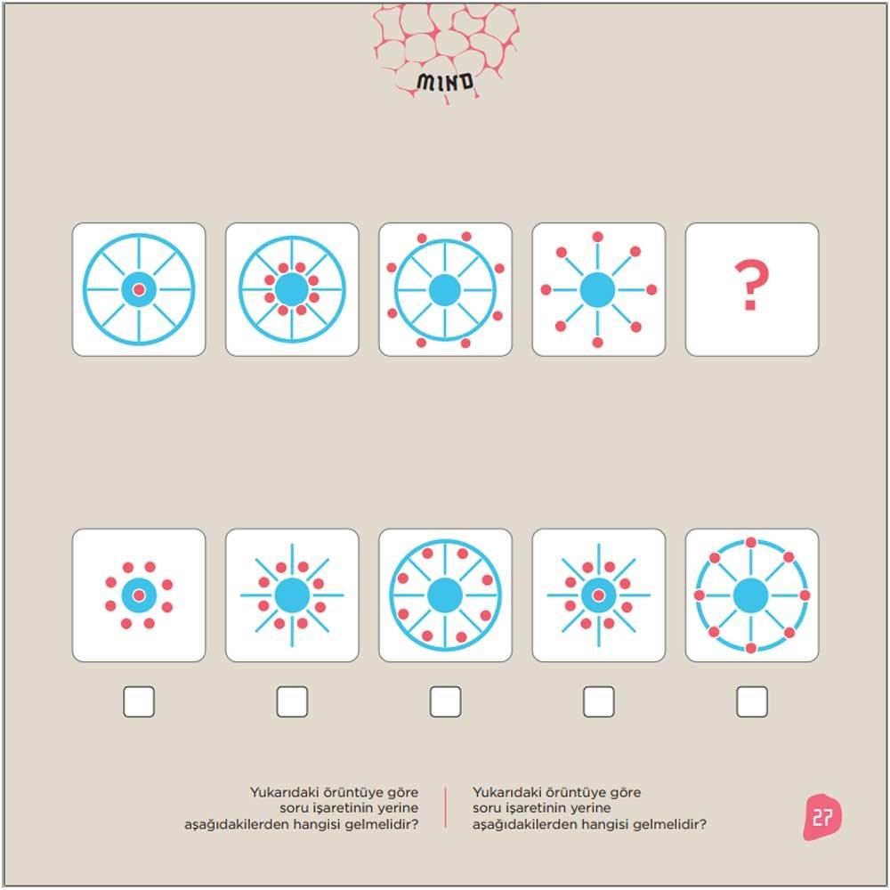 MIND 9+ Yaş / IQ, Dikkat ve Yetenek Geliştiren Kitaplar Serisi İngilizce-Türkçe