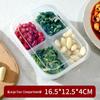 Контейнер для хранения свежих продуктов в холодильнике с вентиляционными отверстиями для фруктов, овощей и мяса - Безопасен для морозильной камеры и микроволновой печи.
