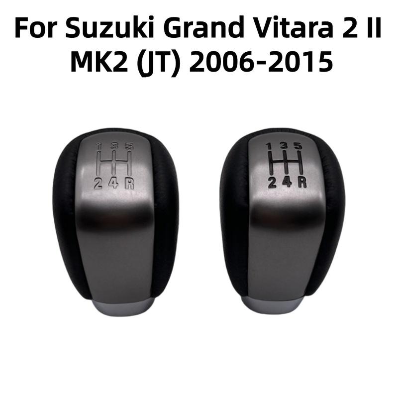 Manual Selector Handle 5 Speed Gear Shift Knob Handball For Suzuki Grand Vitara 2 II (JT) Lever Gearbox Shifter Stick Gaiter
