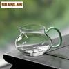 275ml Transparent Glass Tea Pitcher Divide Tea Cha Hai Dispenser Justice Cup With Handle Fair Mug Teaware Ornaments Supplies