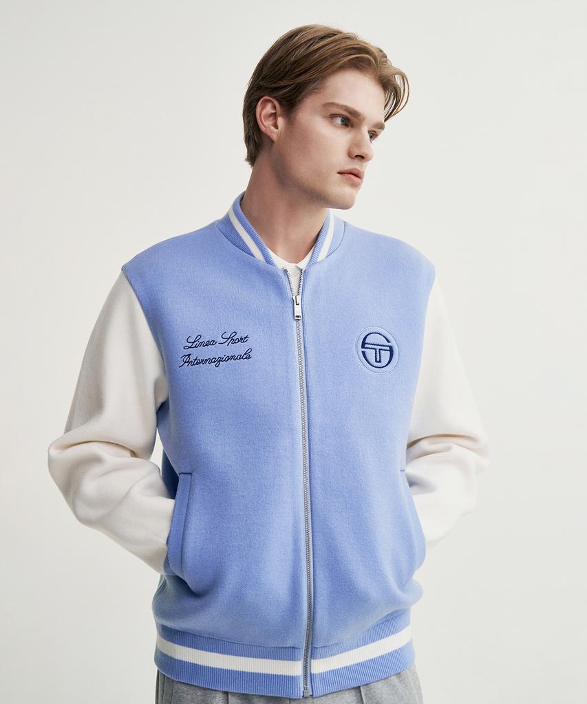 Sergio Tacchini M Preppy Varsity Cardigan (L.Blue)