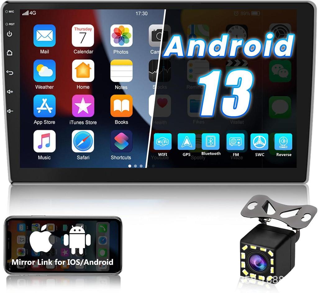 9/10 Inch Quad/Octa-core Android Car GPS with Wireless CarPlay Console