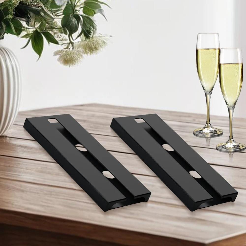 Non-Drilled Stemware Rack Plastic Wine Glass Holder Wall Display Cup Holder  Dining Room