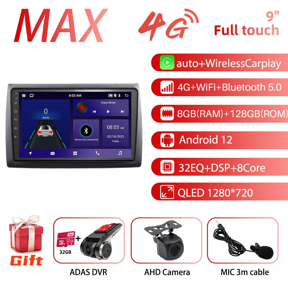 Android Car Radio 9 дюймов для Fiat Stilo 2010 GPS 2din 4G LTE Мультимедиа Видео Плеер Головное Устройство Радио Стерео Беспроводной Carplay