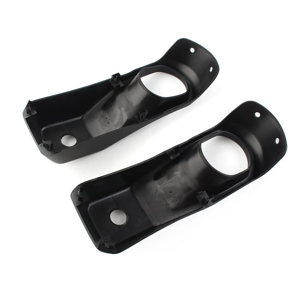 Fog Light Cover Front Bumper Fog Lamp Covers Trim Bezel For Jeep Wrangler JL 2018+ 10th Anniversary Rubicon Steel Front Bumper
