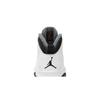 Air Jordan 10 Retro 'Steel' 2013 (Unisex) White / Black / Light Steel Grey / Varsity Red Vintage Basketball Shoes 310805 103