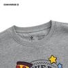 Converse Унисекс Детская флисовая толстовка с игривым принтом