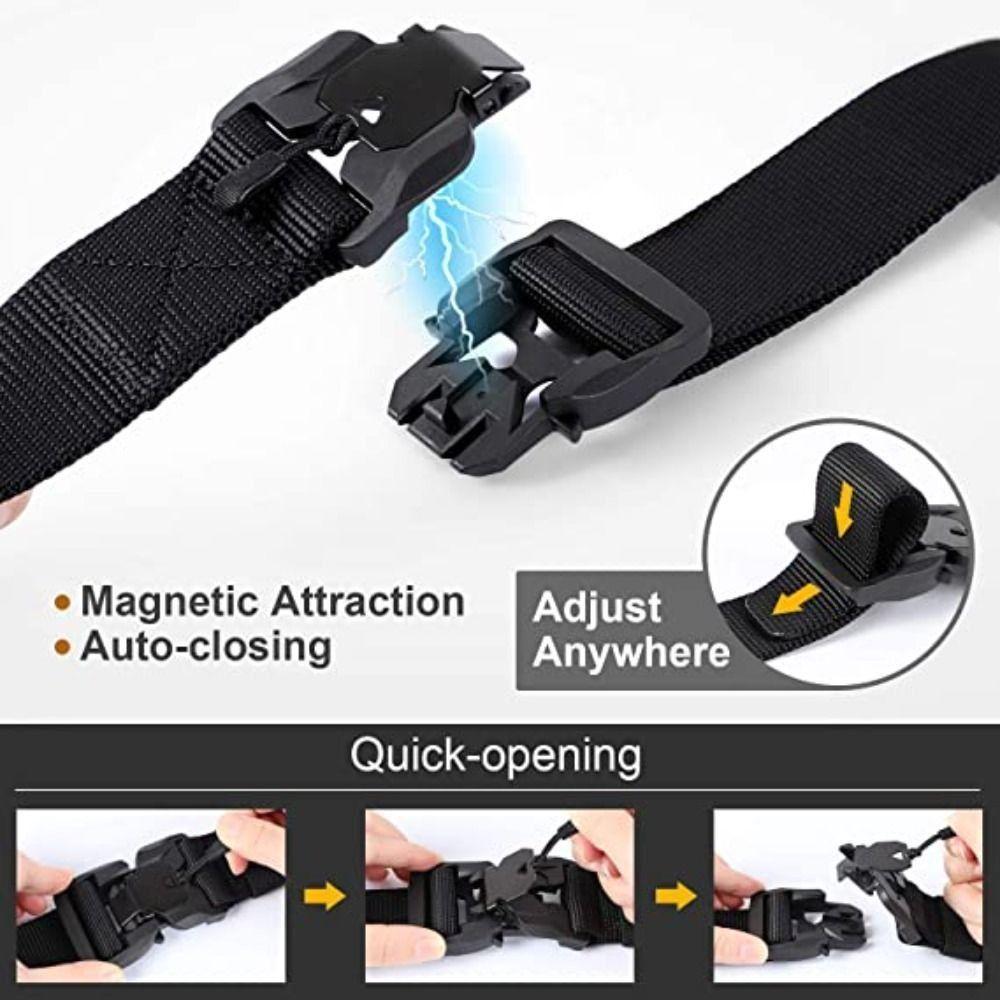 Elastic Canvas Belt Adjustable Waist Belts Durable Jeans Waistband  Outdoor