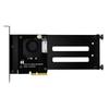 Модули E1S Карта конвертации для PCIe 5.0 с безинструментальной установкой и интегрированным вентиляторным охлаждением Совместимость с NVMe SSD