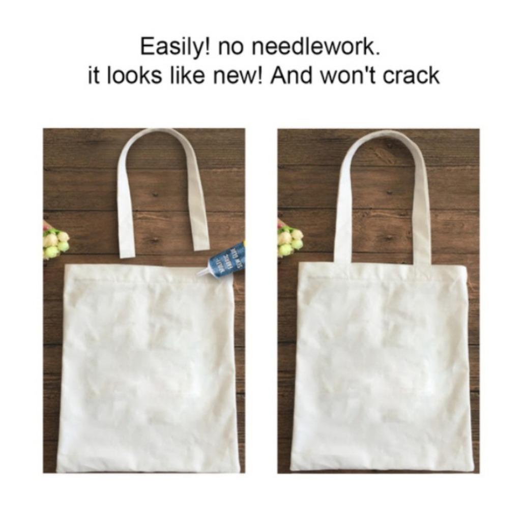 1pc High Quality 50ml Multifunctional Secure Sew Glue Liquid Fast Tack Bonding Repair For Clothes Shoes Denim Faux Leather All Fabric