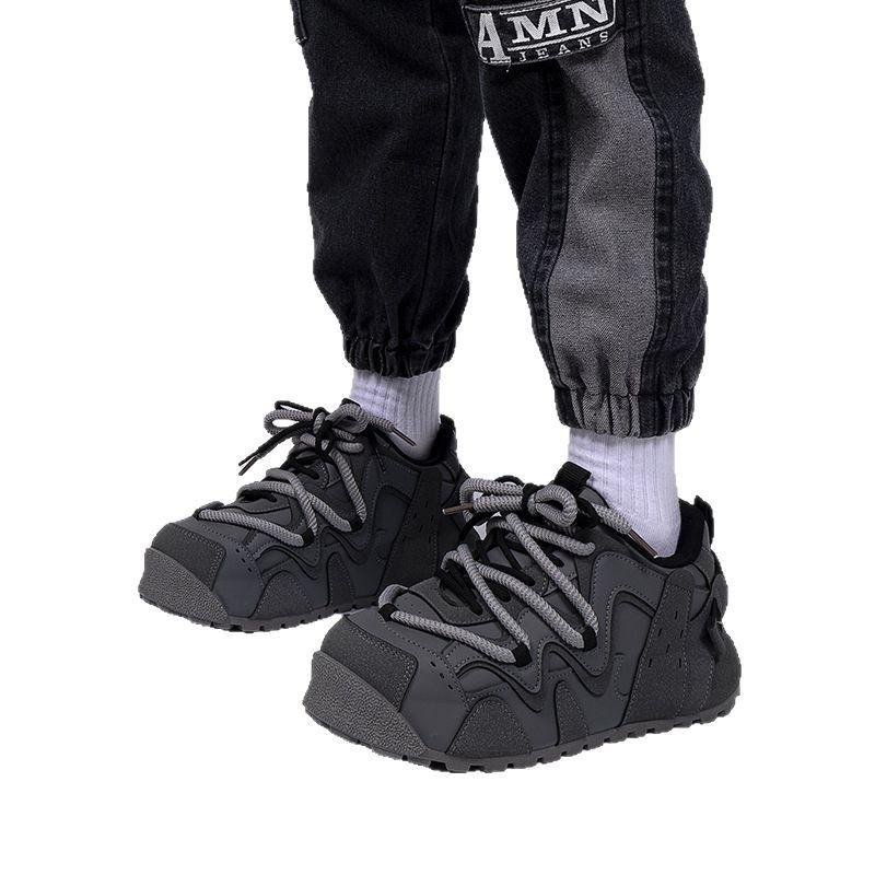 Глобальные туфли на толстой подошве ZHQ68272 весенние мужские легкие и удобные трендовые туфли универсальные и взрывные туфли-хлебцы