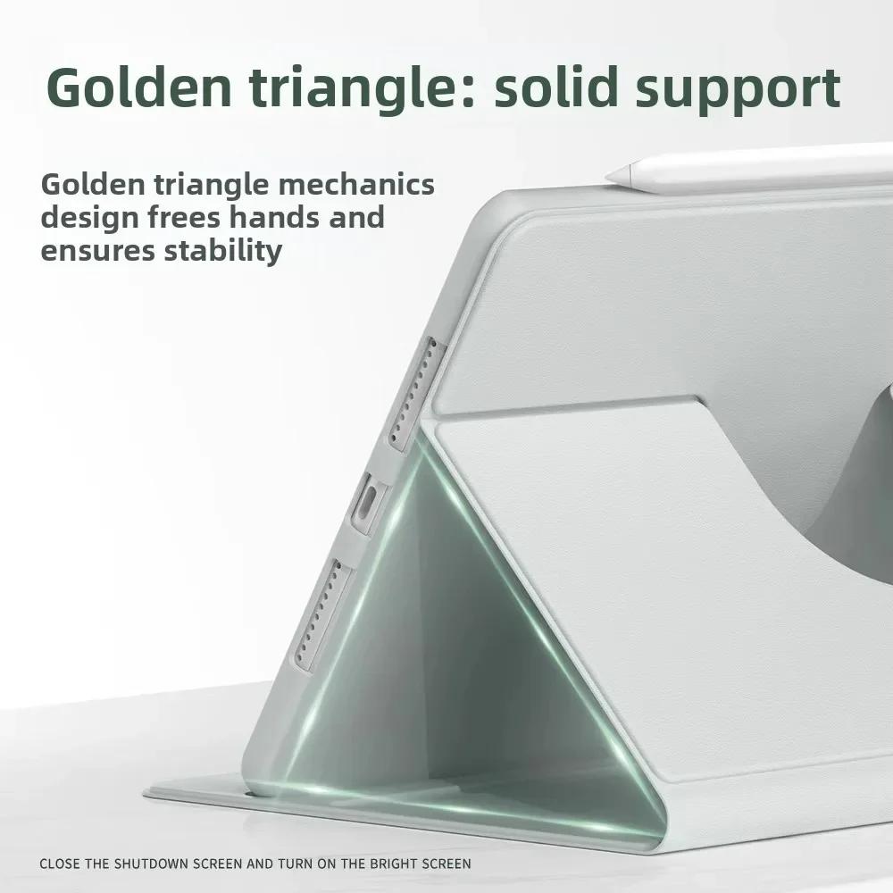 -Чехол с вращением на 360° для Ipad A16 11-го Air Pro 11 12.9 13 5 4 3 2 9.7 M3 Smart Funda iPad 10-го 10.9 9-го Поколения Mini 7 8.3 10.2 Чехол