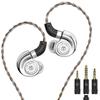 TRN Conch In-Ear Monitor Earphones, DLC Diamond Carbon Diaphragm, Dynamic Driver, Wired