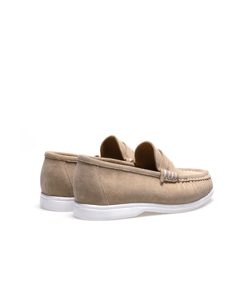 Allclassic Alc4411W Resort Shirred Loafers_Beige Suede