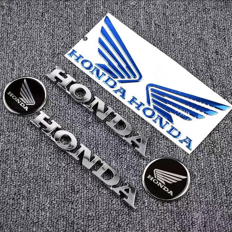 Honda Набор для модификации мотоцикла Логотип 3D наклейка HONDA Гальванизированная буквенная наклейка Водонепроницаемая наклейка Мотоаксессуары Cbr 600
