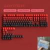 Xiaomi 2026 Keycap for 60/64/84/98/108 Gaming Mechanical Keyboard MX Switch 135 Keys OEM PBT Side Engraved Red and Black Gradient Color