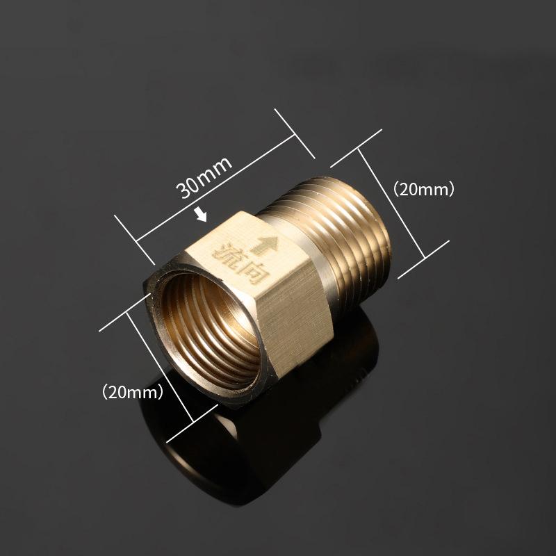 Male Female Check Valve One Way Non-Return Valve Water Heater Toilet Water Pipes