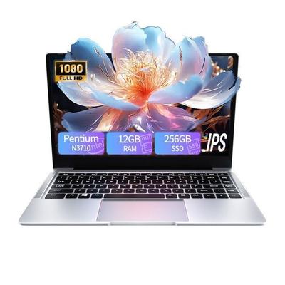 14.1" портативный ПК, Intel Celeron N3710(До 2,6 ГГц),12 ГБ ОЗУ DDR4 256 ГБ SSD, Windows 11 PRO, WiFi 5, Ноутбук
