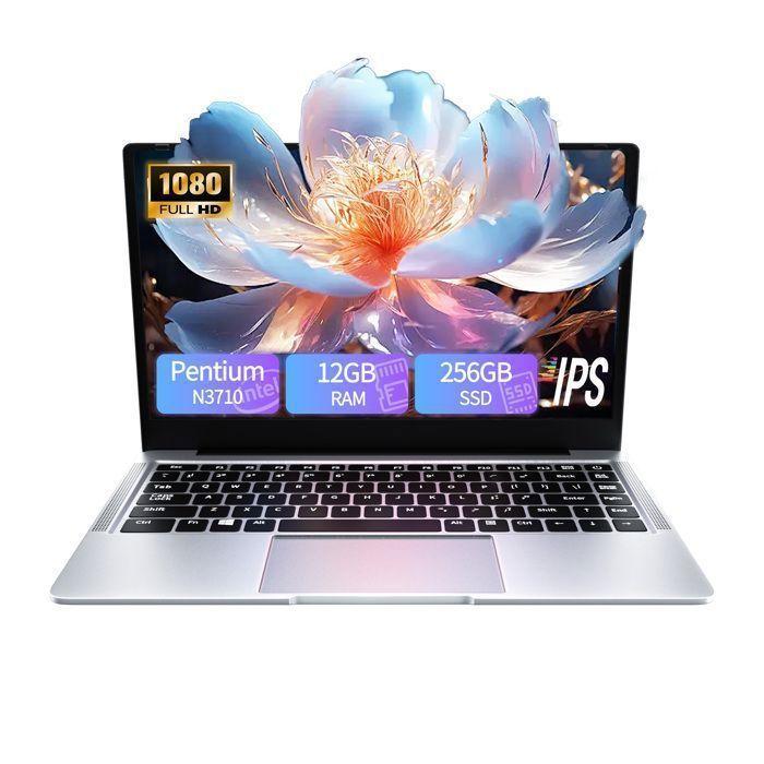 14.1" портативный ПК, Intel Celeron N3710(До 2,6 ГГц),12 ГБ ОЗУ DDR4 256 ГБ SSD, Windows 11 PRO, WiFi 5, Ноутбук