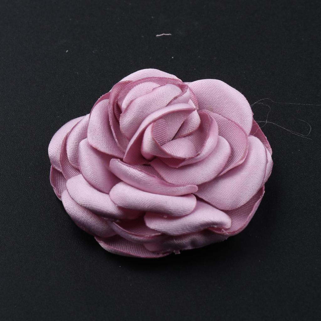 5CM Large Fabric Flower with Burned Edge for Jewelry, Clothing, Headwear, Hair Clips & Decorative Accessories