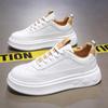 Spring Men's Shoes New Breathable Little White Shoes Men's Versatile Platform Sports Shoes Casual Board Shoes
