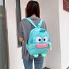 2025 новый милый мультяшный рюкзак в виде рыбы с большим ртом, уродливо-милый синий школьный рюкзак большой вместимости, мужской и женский