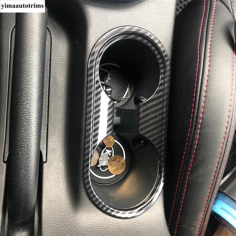 Передняя центральная панель с крышкой подстаканника для Kia Cerato Forte K3 / Seltos - Аксессуары из углеродного волокна