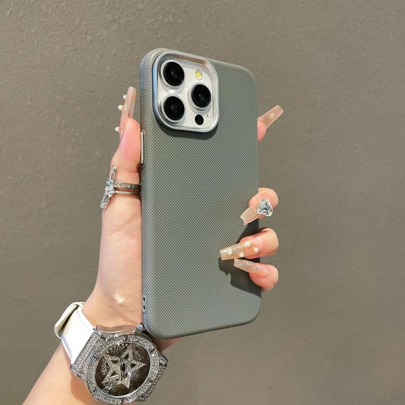 Cross Grid Pattern Suitable IPhone 17 Promax Phone Case Apple 16PM New Anti Drop 15PM Protective