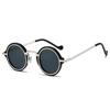 Vintage Metal Frame Small Round Sunglasses Uv400 Protection Driving Sun Glasses Punk Shades For Women & Men