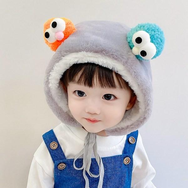 Детская пушистая меховая шапка Stardoor с большими глазами, корейские детские товары