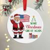 1/2/3/5/10 шт. Рождественские украшения Трампа 2024 года, снова сделают Рождество великим, украшение Санты, праздничное украшение для сторонников