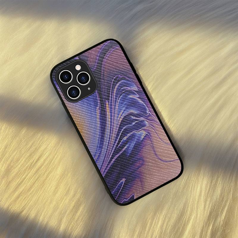 Абстрактный жидкий чехол для телефона, жесткий кожаный чехол для iPhone 11, 12, 13 Mini Pro Max 8, 7 Plus SE 2020 X XR XS Coque