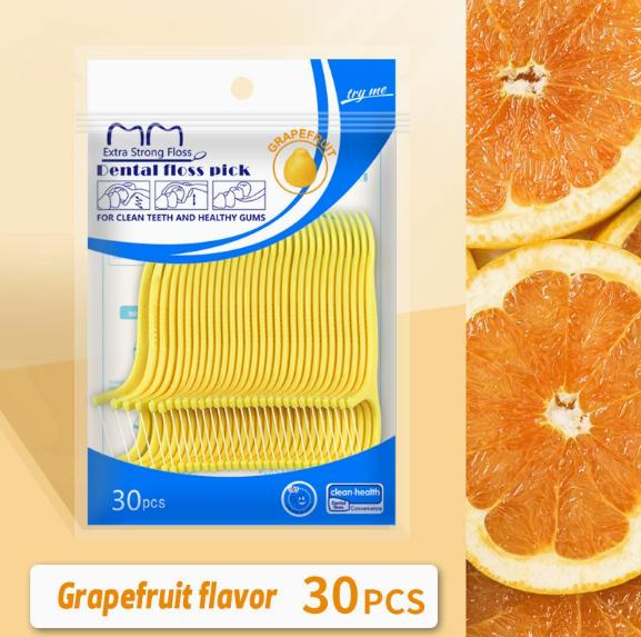 2026 new Mint Flavored Adult Dental Floss Picks Ultra-Fine Flossing Sticks Portable Toothpick Thread for Home And Travel Dental