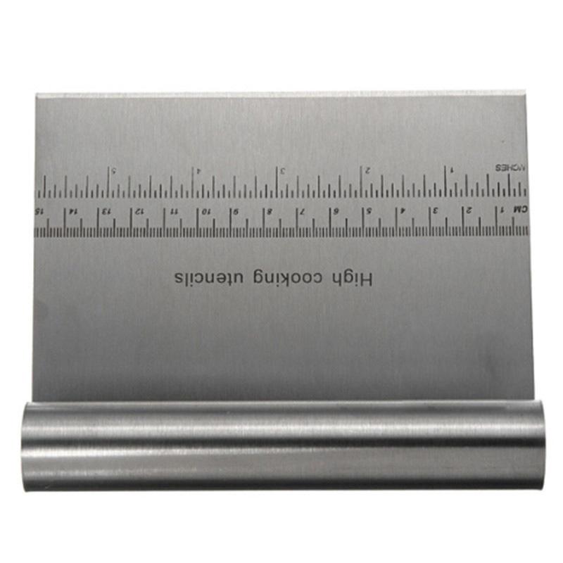 1 шт., инструменты для выпечки из нержавеющей стали, скребок для теста для пиццы, торта, резак