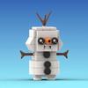 Building Blocks MOC Ice And Snow Square Head Children's Intellectual Development Building Blocks Diy Toy Model Ornaments