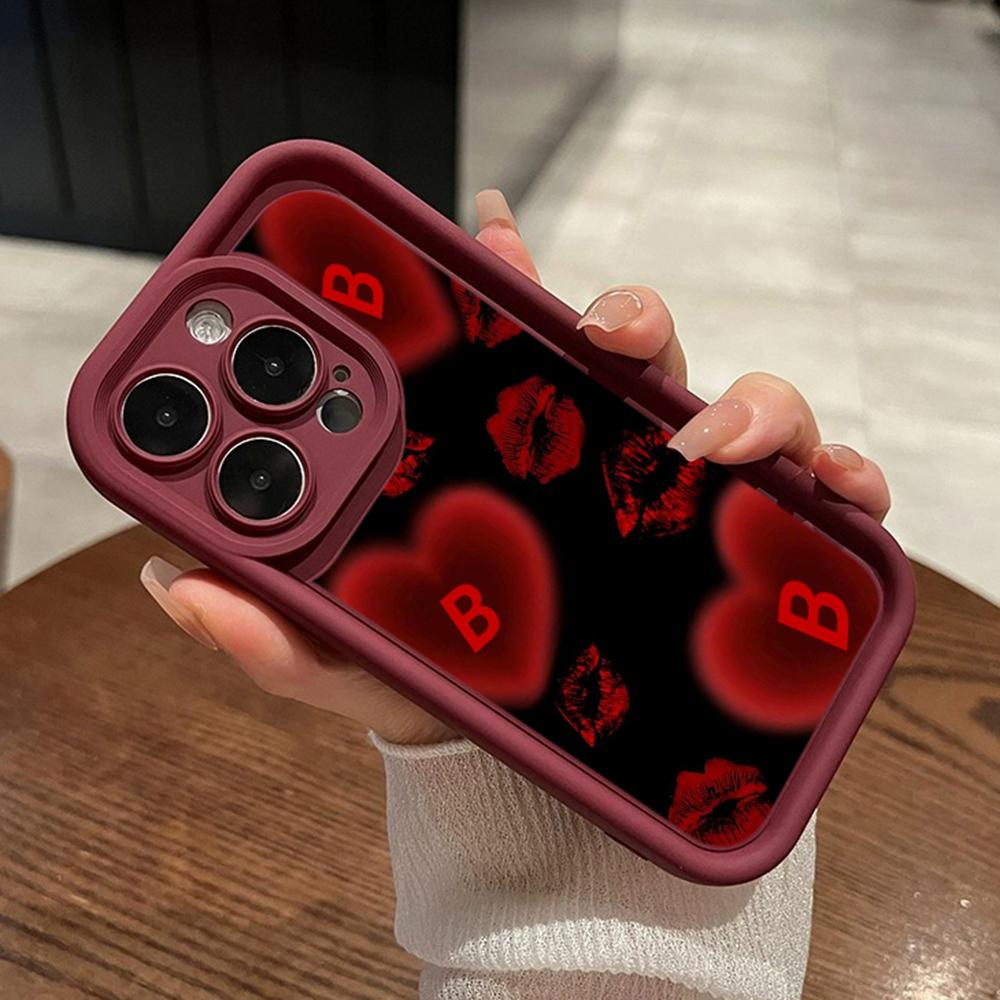 LZ22 Lips Kiss Digital Design силиконовый чехол для телефона Xiaomi 11 Lite 5G 14T Redmi 14C 13C A3 Note 12 11 9 10 13 Pro Plus противоударный задний чехол