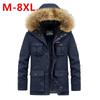 Men Hooded Fashion Mens Parkas Thicken Male Thick Warm Coat Parkas Hooded Winter Windproof Man Jacket Parka Mens