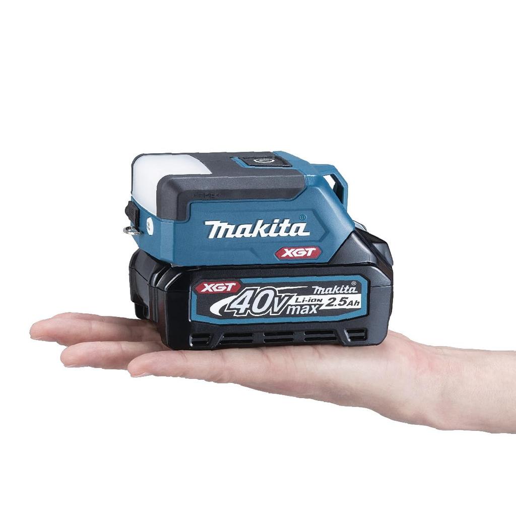 Makita Беспроводной рабочий фонарь ML011G 40 В макс., Компактный размер с USB-выходом, Только корпус (Аккумулятор, Зарядное устройство продаются отдельно)