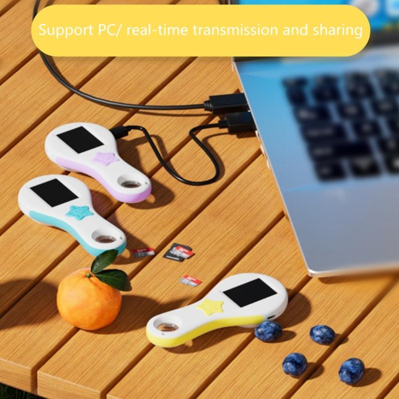 Portable 2MP Magnifier with Camera Function for Kid Student Experiments and Outdoor Observations Educational Exploration