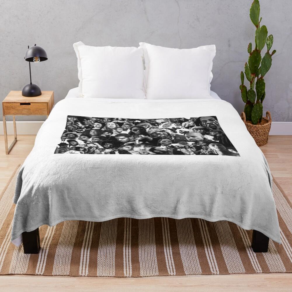 Hip Hop Rap Throw Blanket