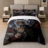 3Pcs Bed Set,Tokyo Ghoul 1 Duvet Cover and 2 Pillowcases, Printed Bedding Decor For Guest Room