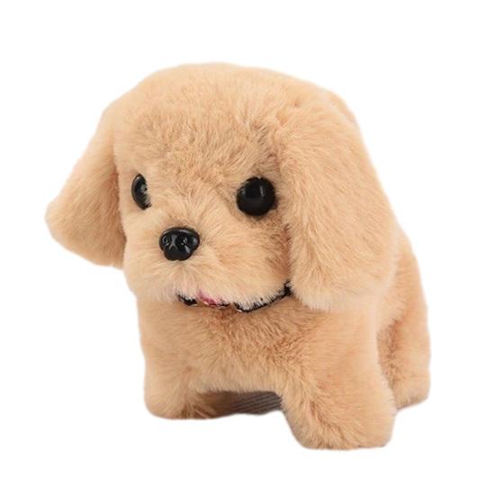 Детская электрическая лающая кивающая виляющая хвостом ходячая плюшевая игрушка-собачка интерактивный щенок плюшевый малыши симуляция животного