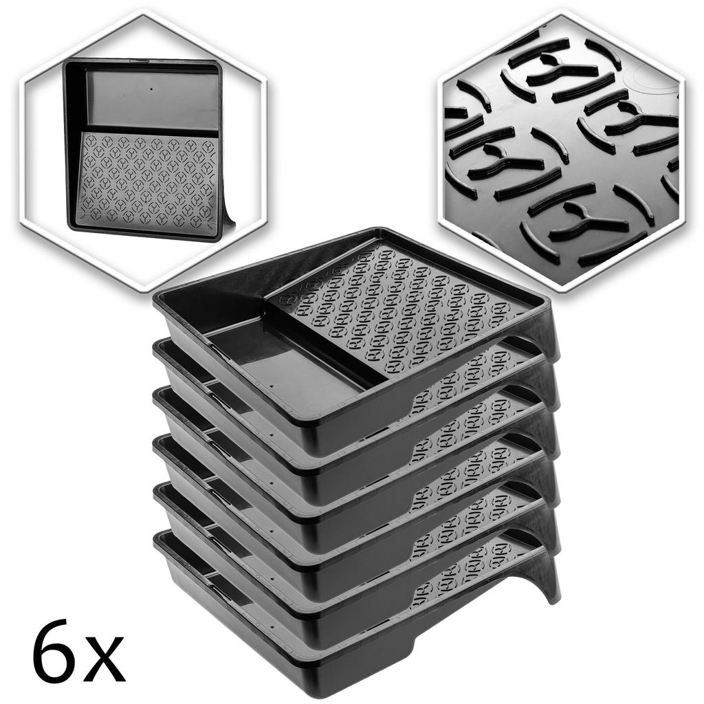 KADAX Kuweta malarska Na Wałek Farba 320 mm Czarna 12szt