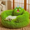 Long-haired Nest Cartoon Monster Pet Nest Mat Dog Nest Cat Nest Universal Washable Creative Personality Cute Plush for All Seasons